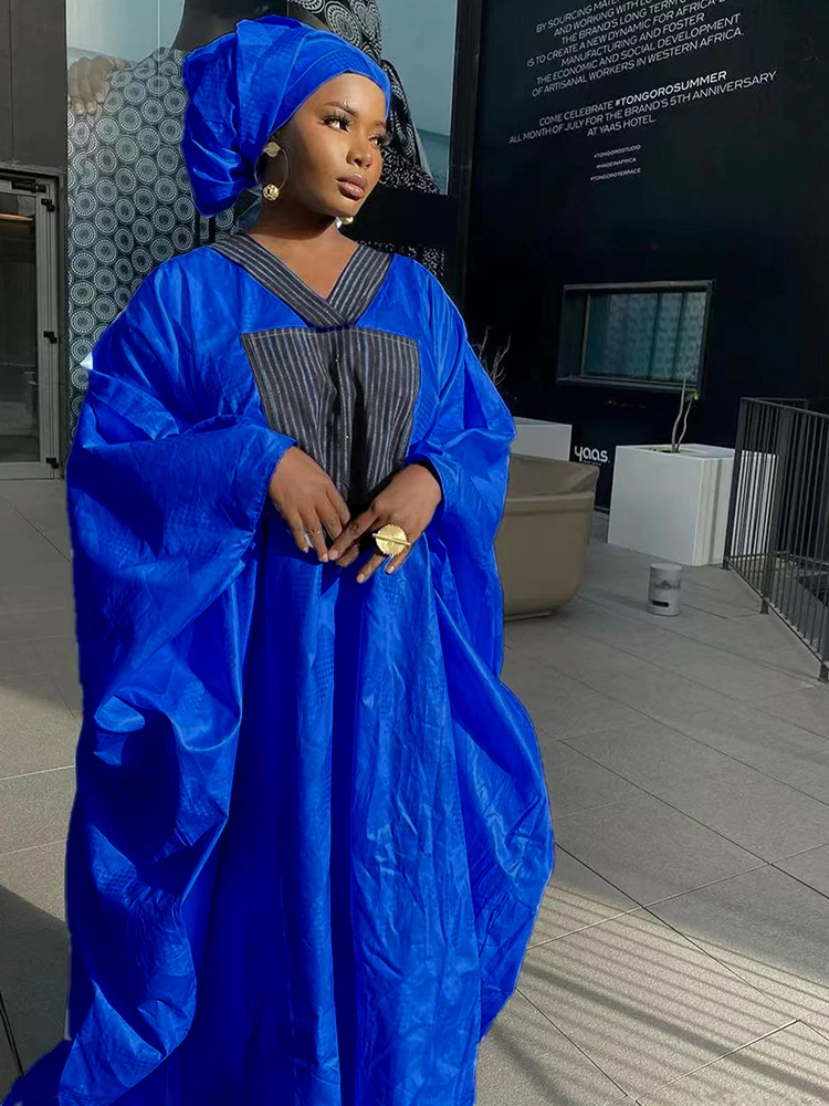 Базин богатые платья из Сенегала 2023 элегантные женские вечерние длинные