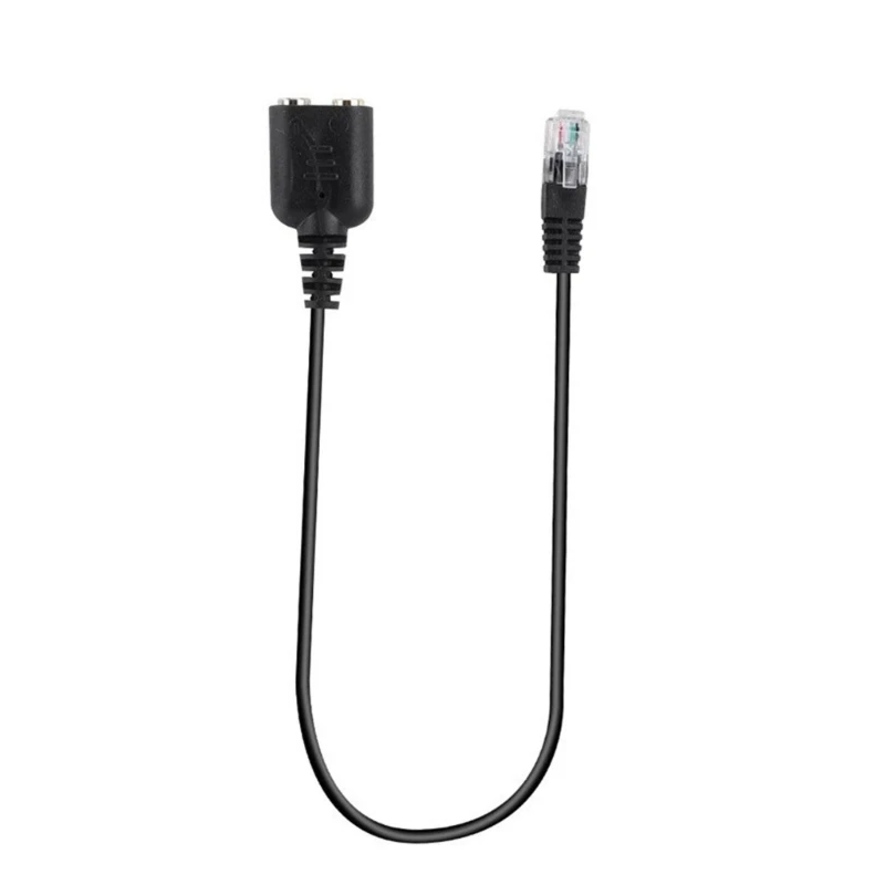 Переходники для гарнитуры гнездо 3 5 мм к шнуру преобразователя кристалла RJ9