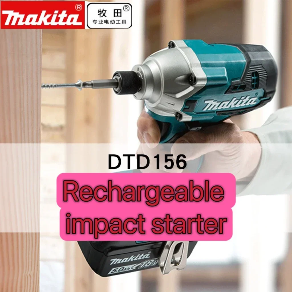 

Makita DTD156 Rechargeable Electric Screwdriver 18V Impact Driver Electromechanical Drive Tool Screwdriver cordless Li-ion