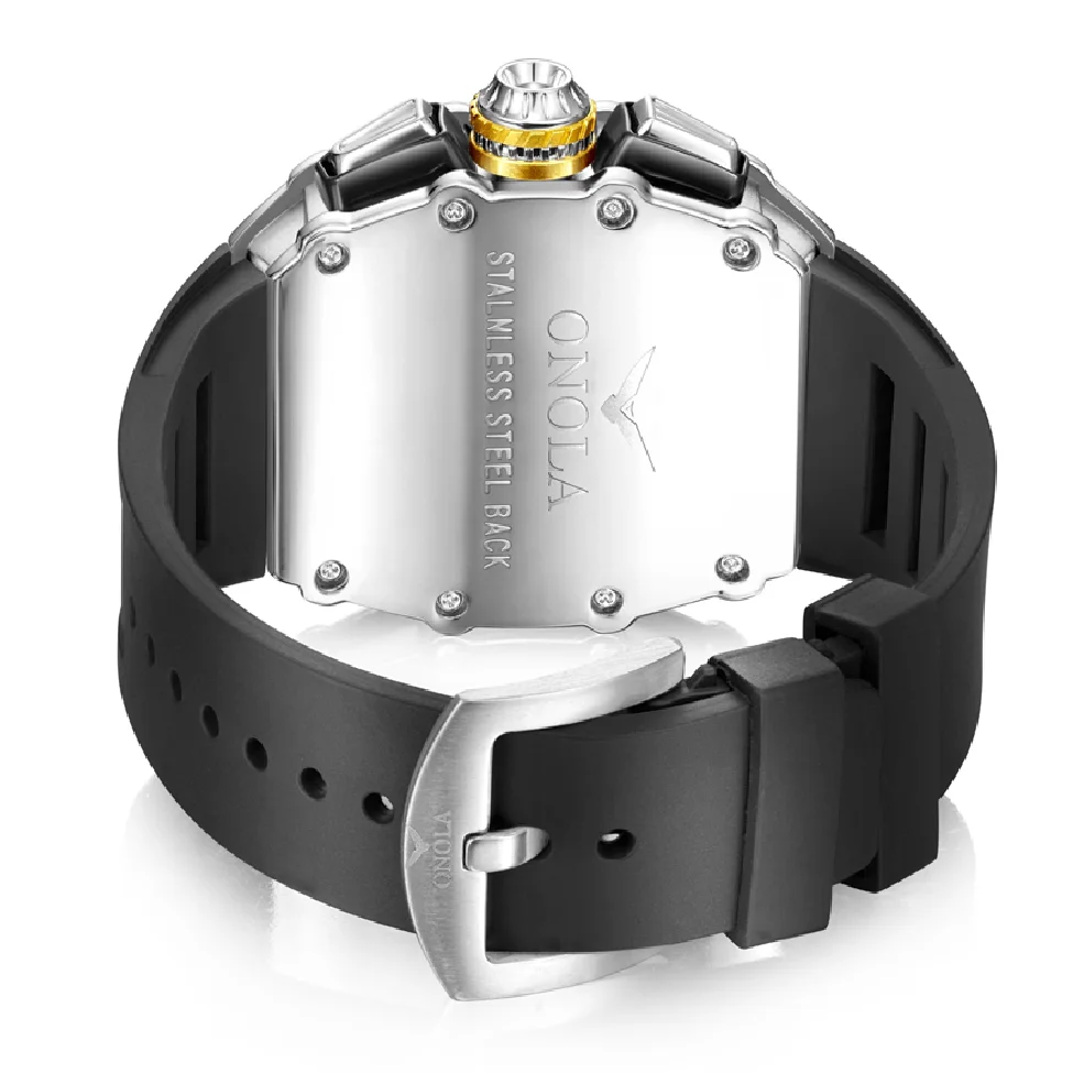 ONOLA Watches Mens 2021 Top Brand Men Luxury Watch Multifunctional Sports Waterproof Chronograph Luminous Quartz Watches enlarge