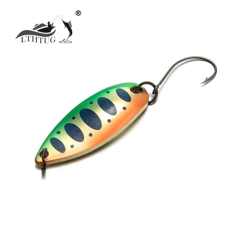 

Stream Bait Trout Spoon Bait MIU 2.2g 2.8g 3.5g Spinner Copper Metal Fishing Spoon Lure For Trout Perch Pike Salmon
