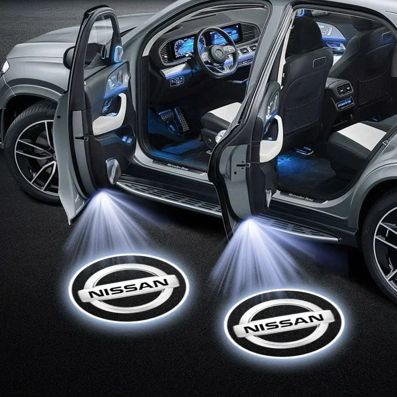 1/2 шт. светодиодный HD приветственный теневой проектор для дверей автомобиля