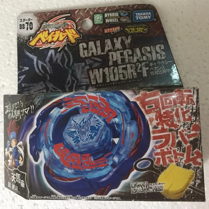 

Takara Tomy японская версия вращающаяся металлическая серия для борьбы Beybalde Burst Galaxy Pegasis BB70 W105R2F Игрушки для мальчиков