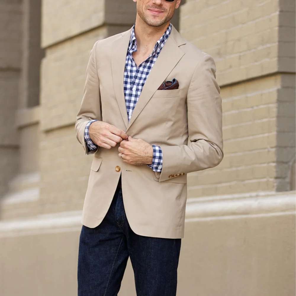 Элегантные мужские костюмы Блейзеры Роскошный дизайнерский мужской костюм