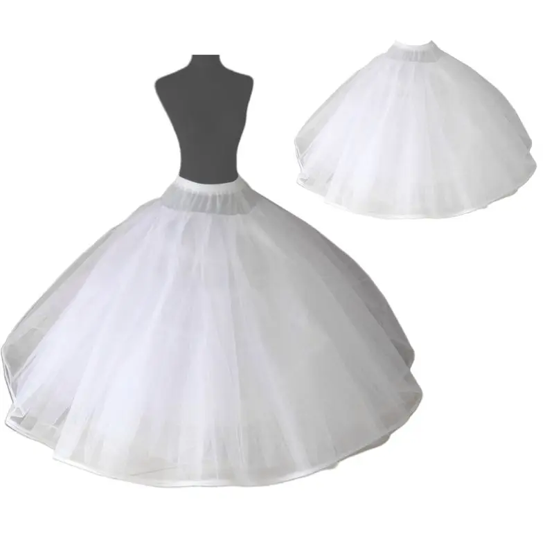 

MANRAY 8 Layers Tulle Ball Gown Wedding Dress Petticoat with No Rings Crinoline Half Slip Puffy Underskirt Bridal Accessories