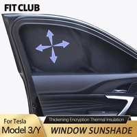 fit club for tesla model 3 y 2021car side window sunshade blind shading accessories front rear sunroof windshield skylight
