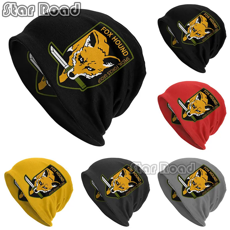 

Шапки с логотипом Fox Huund, облегающие шапки для мужчин и женщин, зимняя теплая вязаная шапка унисекс, камуфляжная шапка для взрослых, шапки