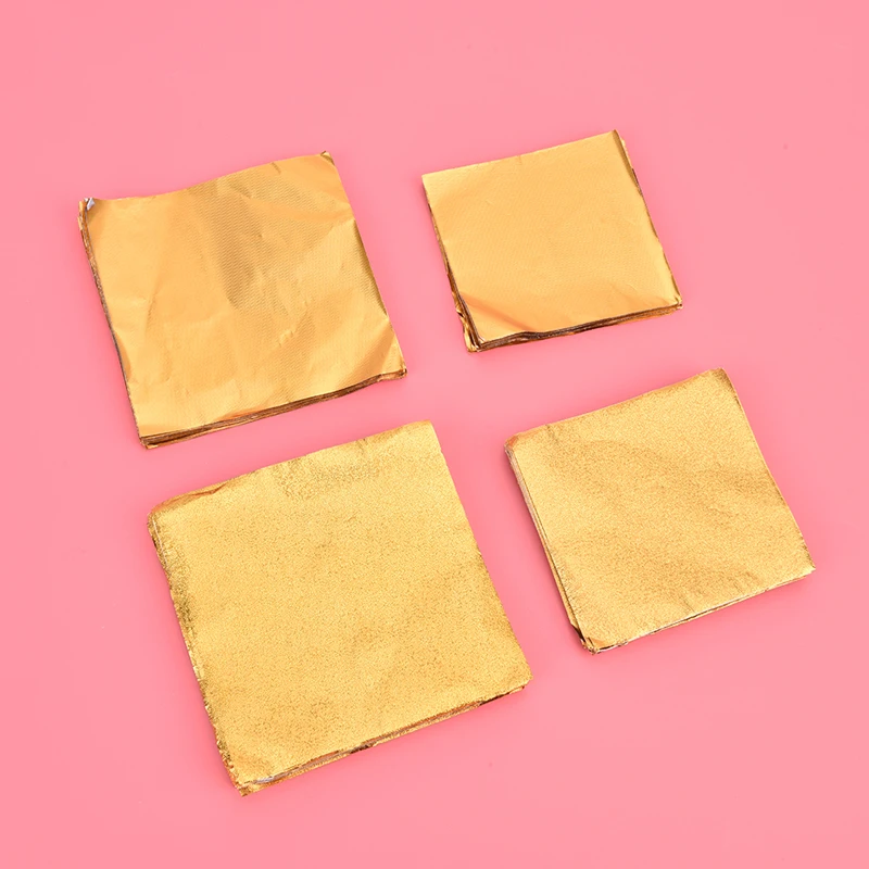 Золотая алюминиевая фольга WHPHous 100 шт.