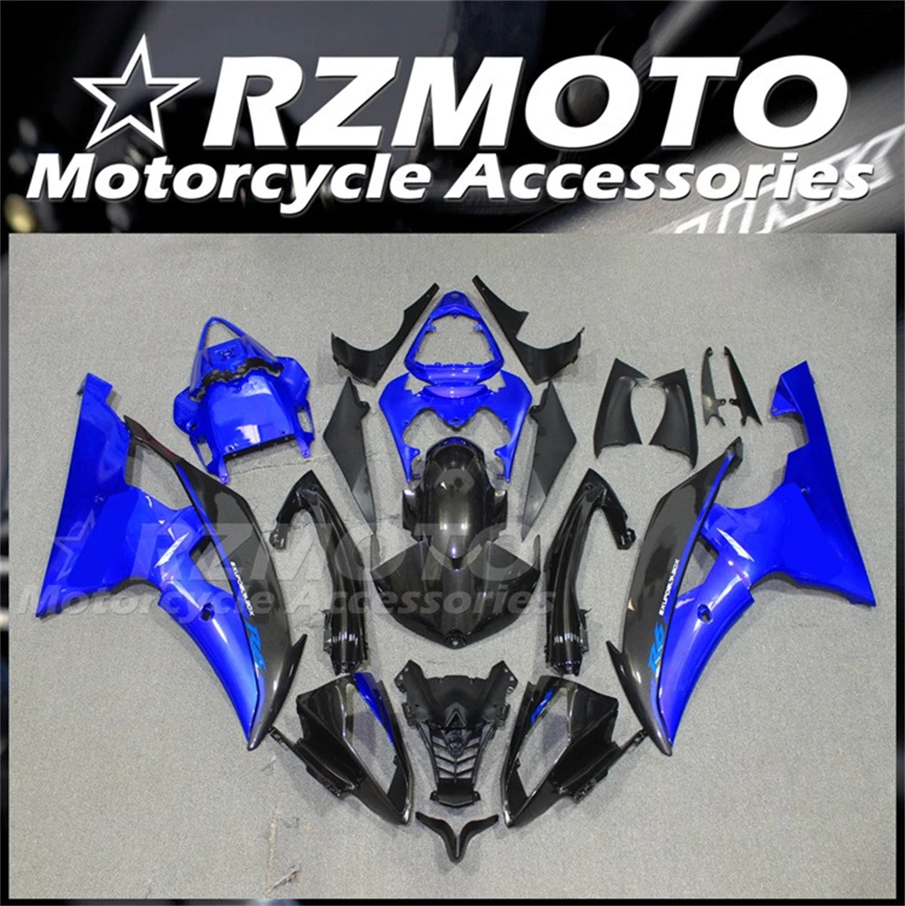 

4Gifts New ABS Motorcycle Fairings Kit Fit For YAMAHA YZF - R6 08 09 10 11 12 13 14 15 16 Bodywork Set Custom Blue Gray