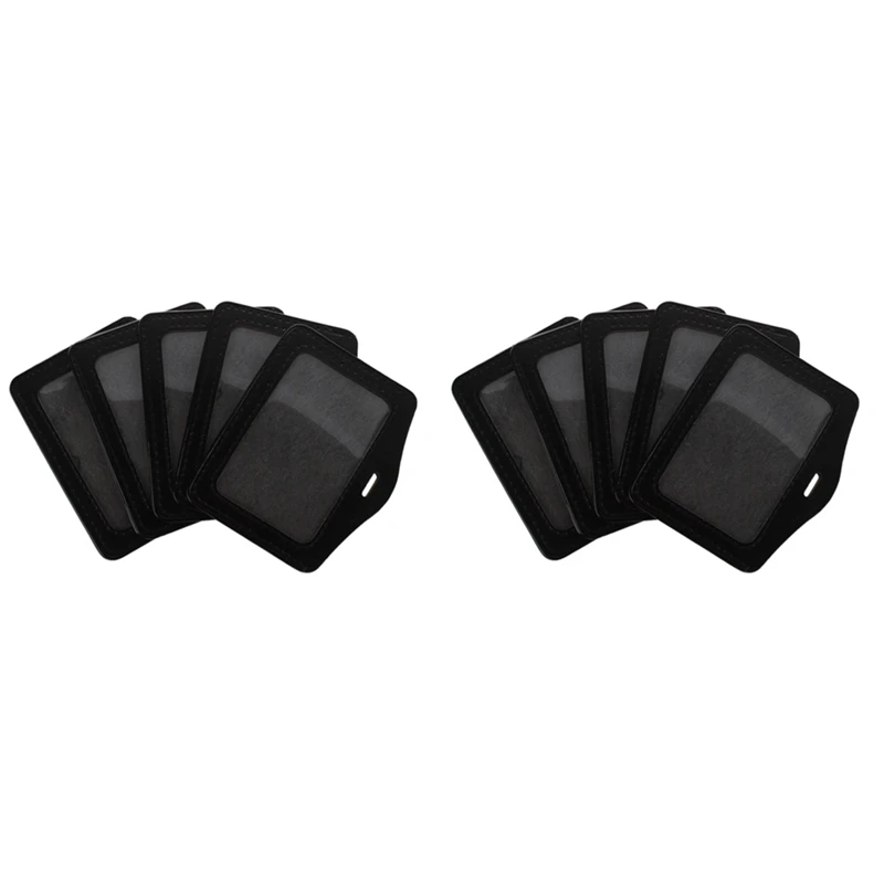 

10 шт., бейдж из искусственной кожи