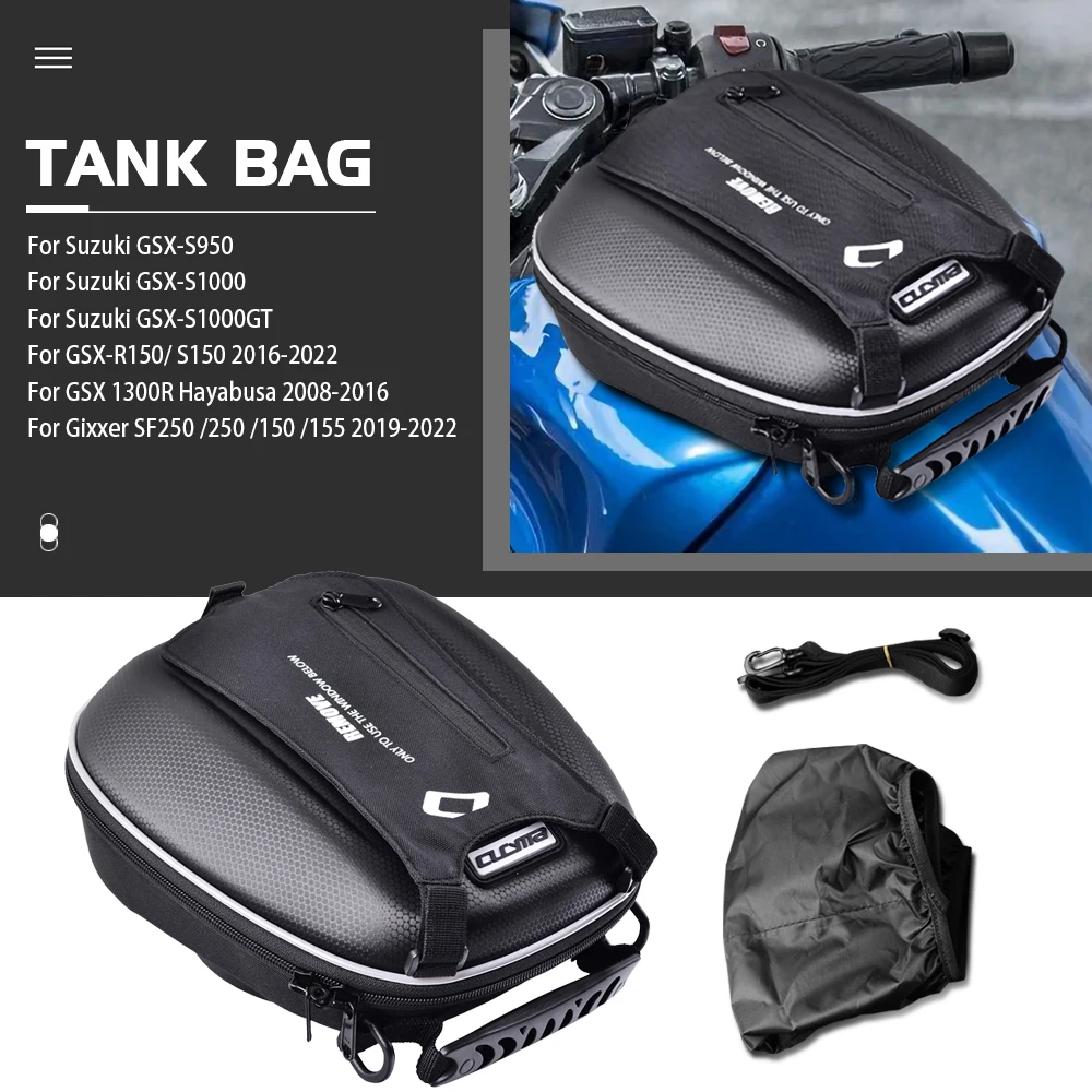 

Tank Bags For SUZUKI GSX-S1000 GT GSX R150 S150 1300R GSXS 1000GT S1000 GSX-S950 Gixxer SF250 250 150 155 Motorcycle Luggage