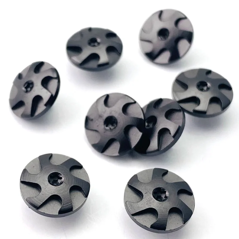 10 комплектов/Лот подходит для 6 мм отверстия Ручка ножа из нержавеющей стали