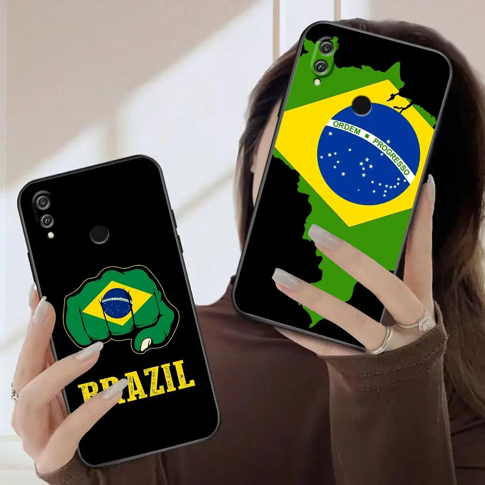 

Funda Coque Case For Honor 9X 9 9I 8 8X 8C Max 7 6 6C 6X 5A 50 20 10 10I NOTE 10 Lite PLAY Pro Case Brazil Flag Brazilian Flag