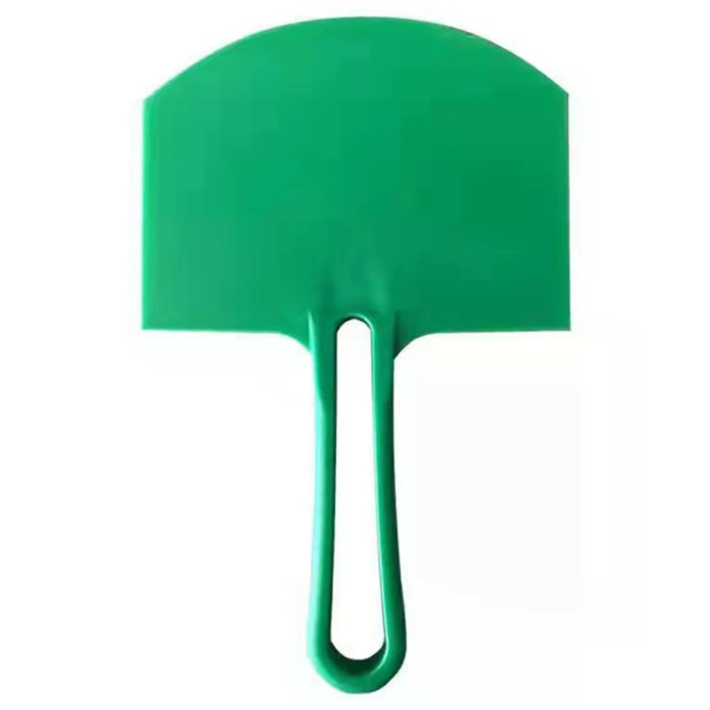 

Putty Knife Flexible Paint Scraper Tool Spackling Patching Painting Tools Green Plastic Plaster Scraping New Arc-shaped Spatula