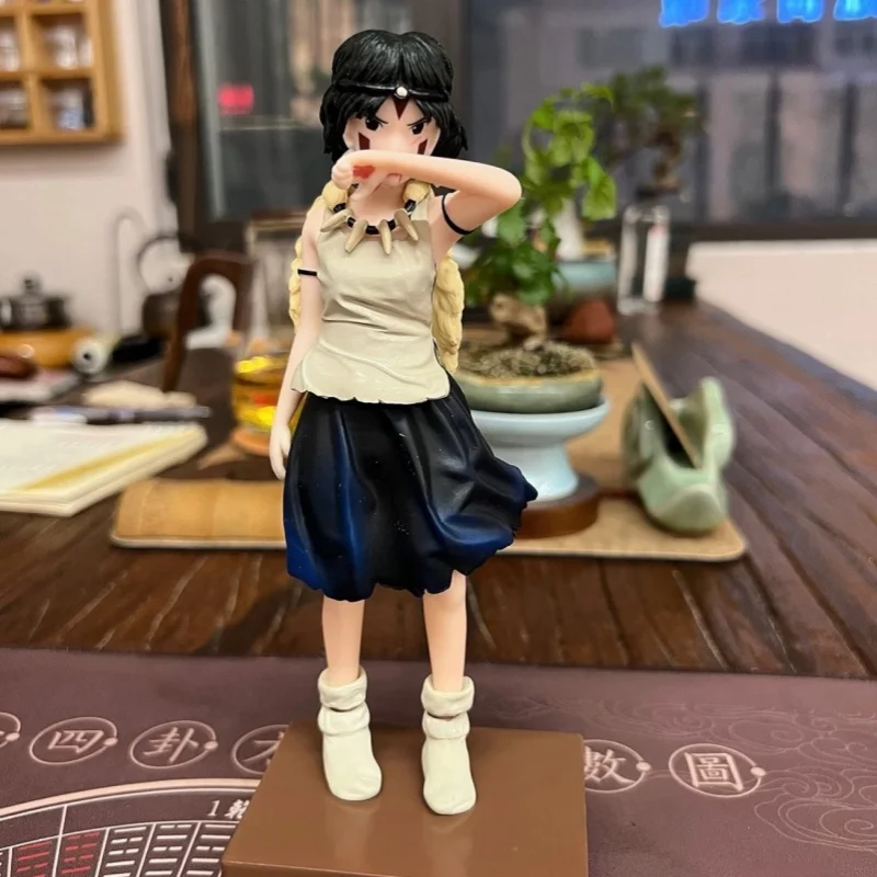 Точечные товары Принцесса Мононоке Аниме Фигурка Сан Милая Девушка Статуя