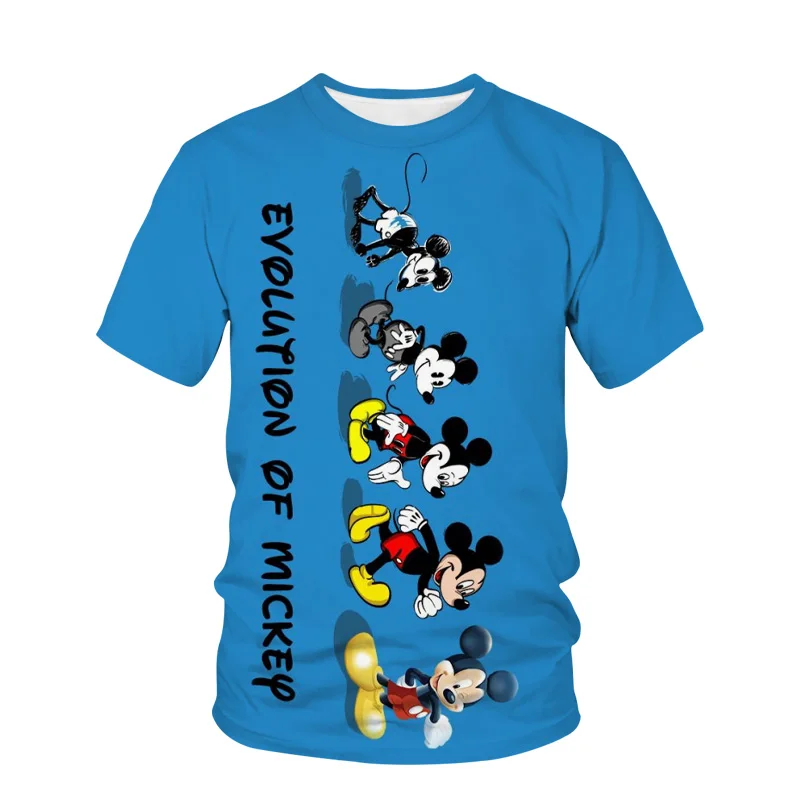 

Disney Mickey summer men's short sleeve Mickey Mouse fashion dress trend Disney new cartoon T-shirt European casual coat
