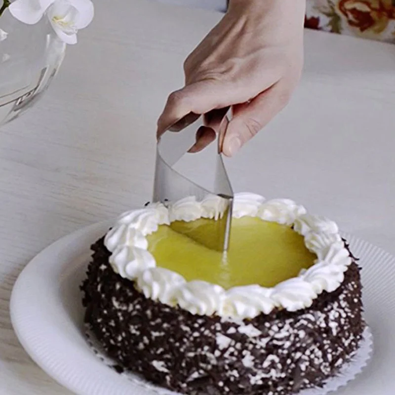 

Baking Pastry Cutting Tools 1 Piece Cake Divider Cutter Leaf Cake Slicer Knife Stainless Steel Pizza Pie Server 1022008