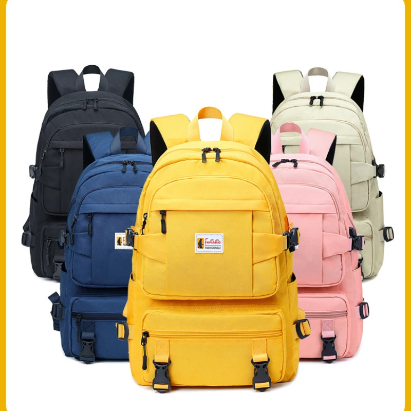 

Schoolbag For Girls School Bag For Students Oxford Waterproof Backpack For Teenagers Large Capacity Breathable Mochilas Escolar