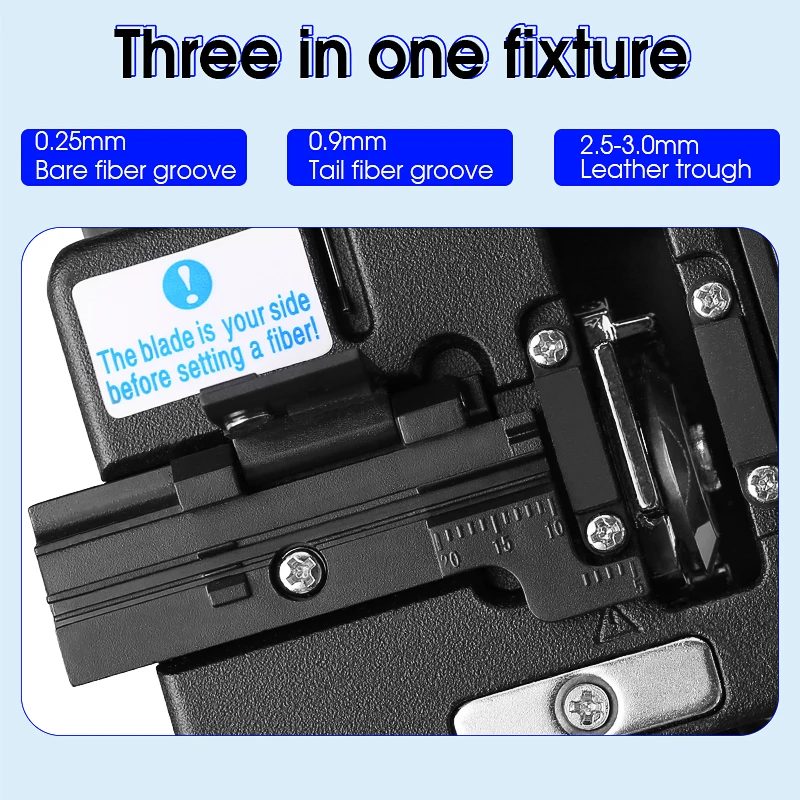 FC-6S AUA-6S/61S/7S/71S FTTH Tool Fiber Cleaver Optical Fiber Cutting Knife Fiber Optic Cutter Cold Contection Dedicated Metal