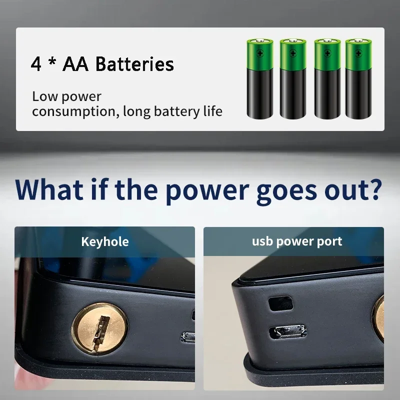 Лидер продаж S819 Smart Tuya Wi-Fi приложение TTlock дверной замок биометрический отпечаток