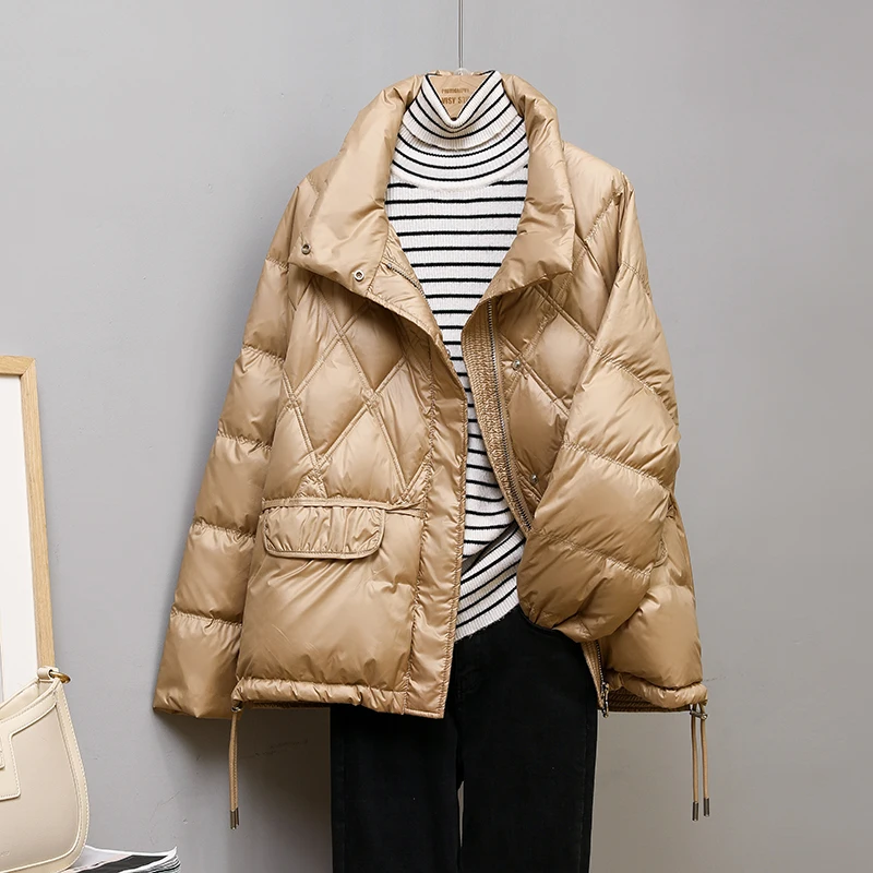 New Women Down Jacket Casual Style Autumn Winter Coats And Parkas Female Outwear