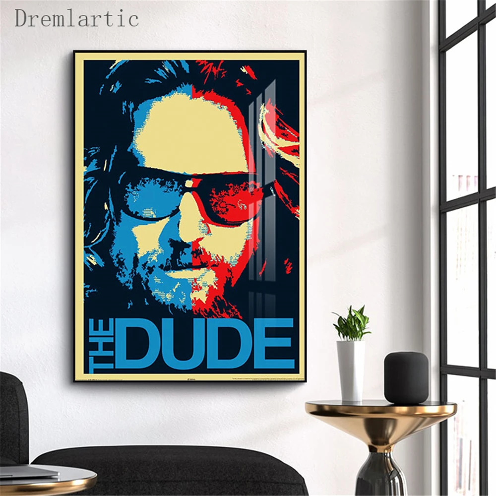 

DUDE Canvas Poster Silk Fabric Modern Style Prints Party House Decor Room#20-1005-42