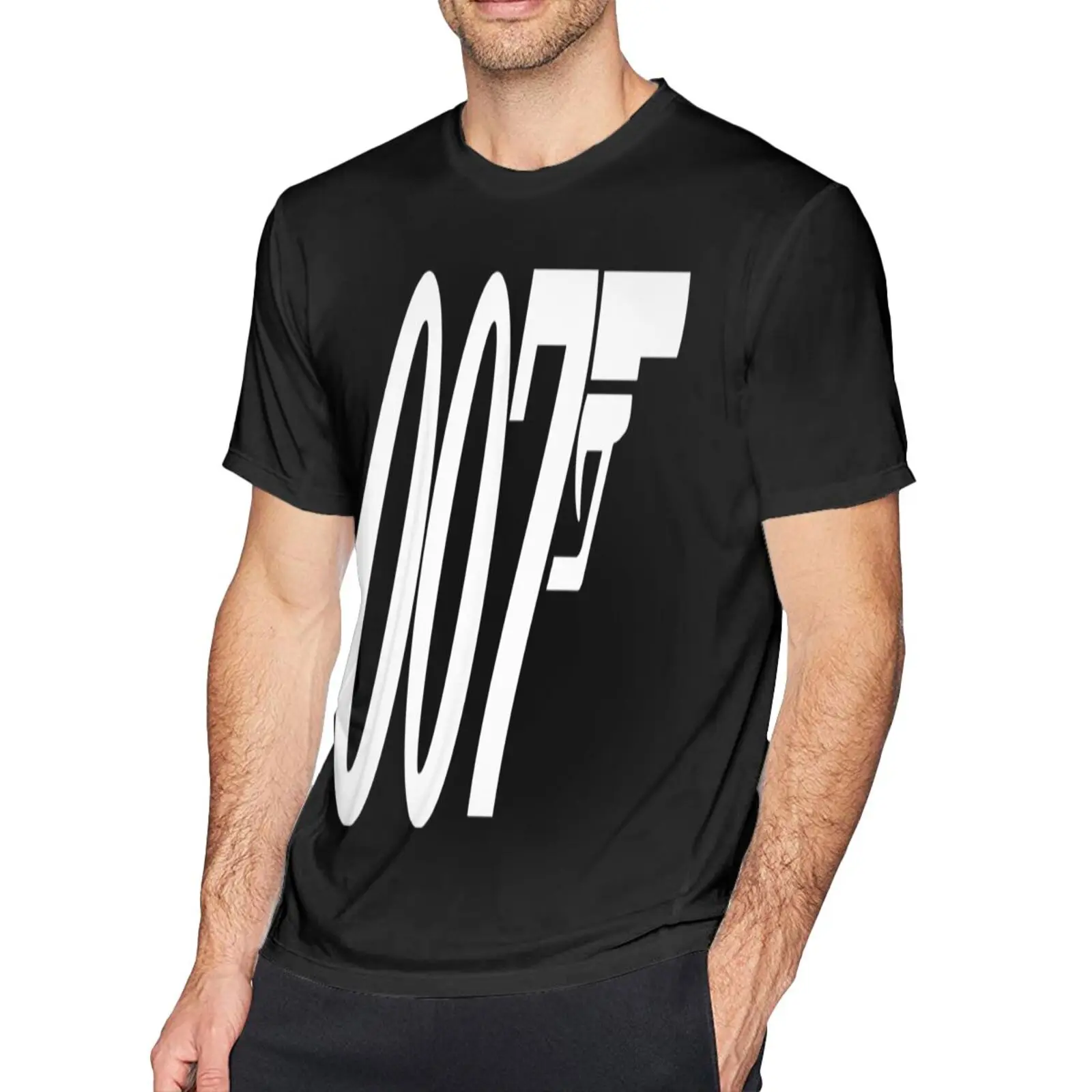 

Футболка 007 Джеймс Бонди британский агент moviefunt для мужчин Мужская футболка Топ оверсайз футболка Женская Мужская блузка мужские рубашки