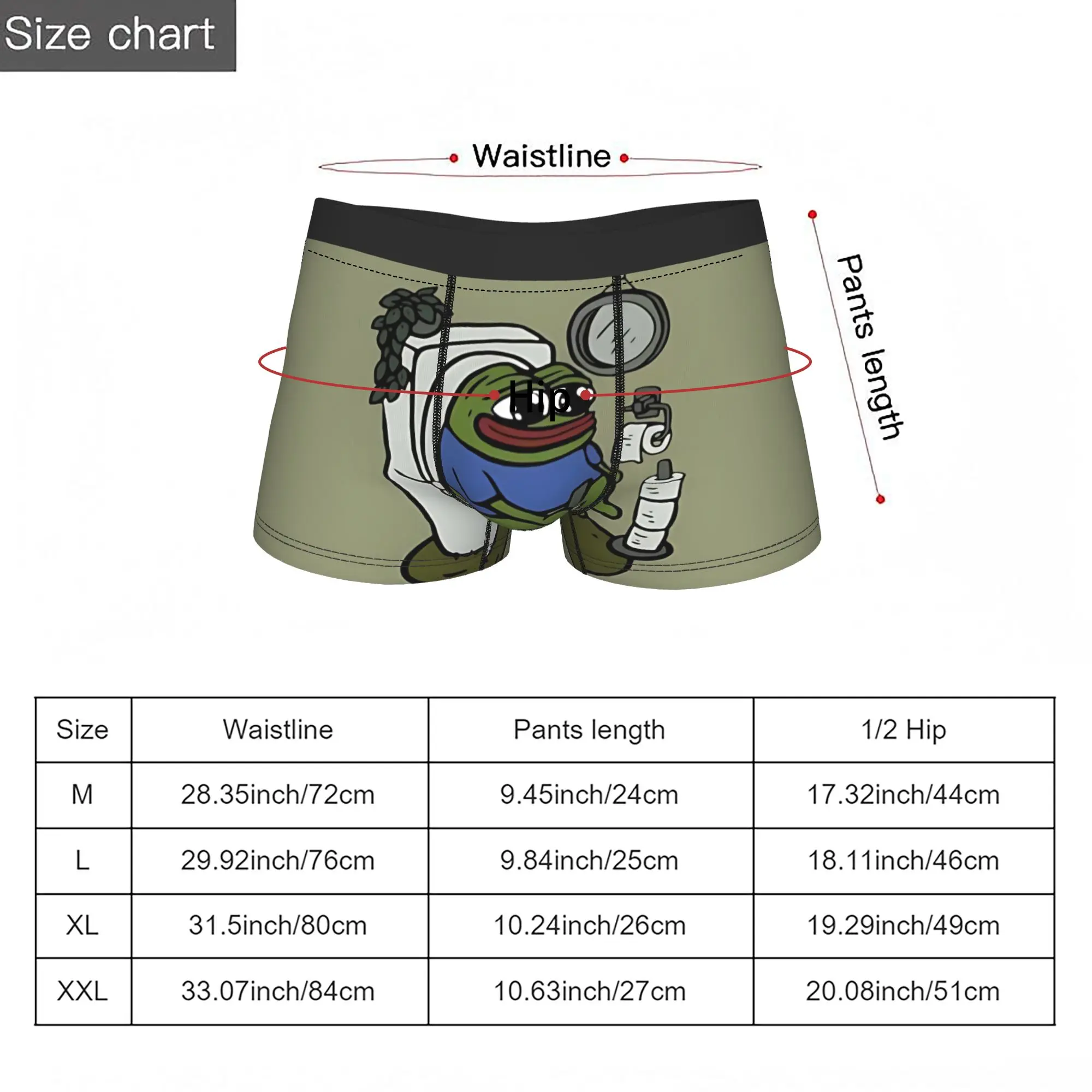 Фото 1 шт. P-Pepes Angry Underpants, дышащие трусы, мужское нижнее белье, вентилируемые шорты №5