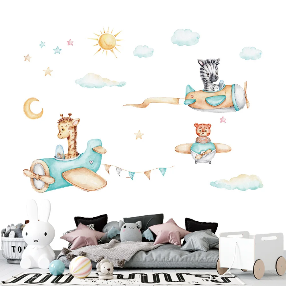 

Настенные наклейки HonC животные ПВХ