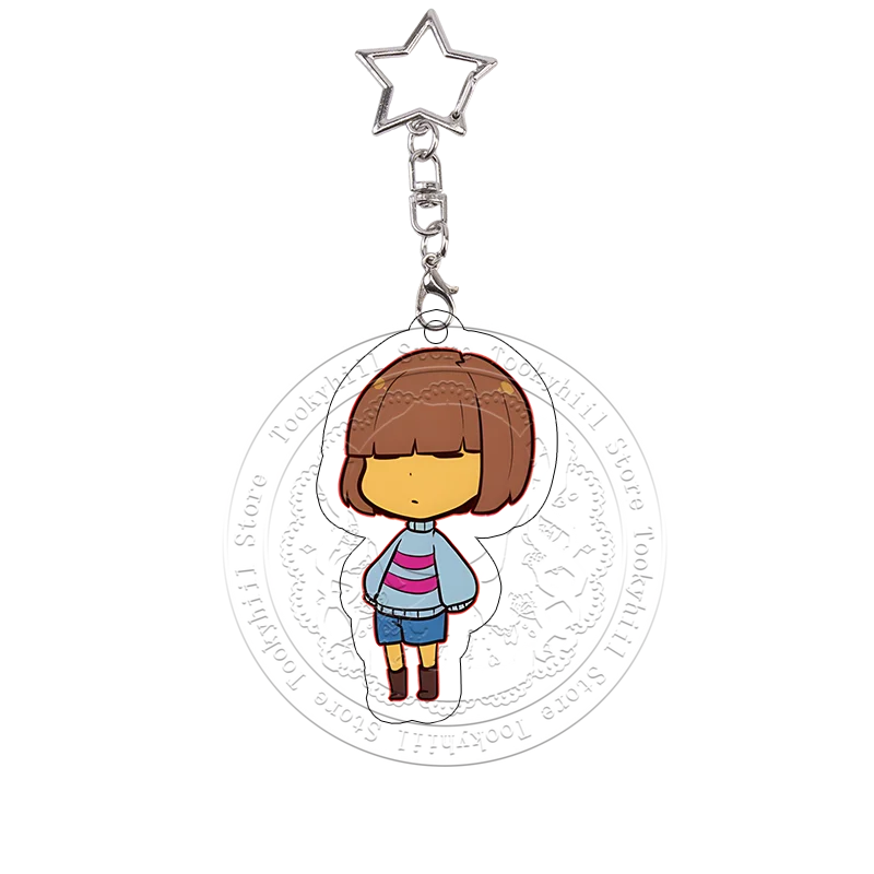 Акриловый брелок Undertale: Фриск, Андайн, Напстаблук, Кросс, Санс. Коллекционный аниме-брелок для сумки, подвеска, подарок на день рождения. (art.: 3920d9fcb0404) - 3920d9fcb0404