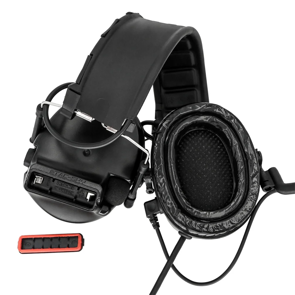 Hearangel Tactical Headphones COMTAC III Noise Cancelling Headset Hunting Shooting Airsoft Headphones Silicone Earmuffs U94 Ptt