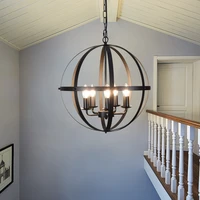 depuley pendant light metal 5 light globe adjustable hanging flush mount for kitchen dining room hallway bedroom entryway e12