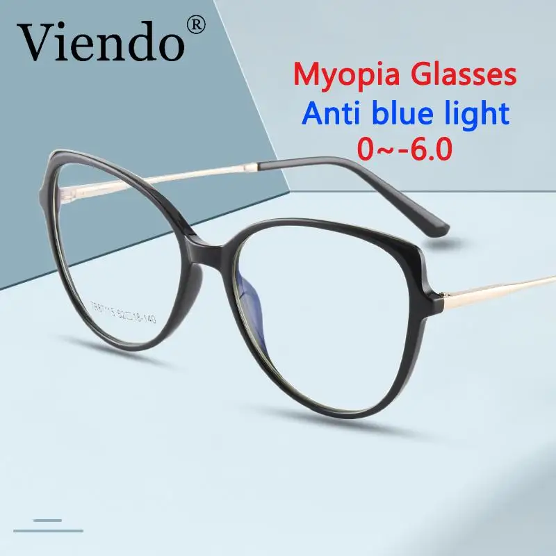 

Prescription Glasses Woman's Eyeglasses Myopia Women Computer Female Women's Frames Blue Anti Light Blocking Frame Trendy