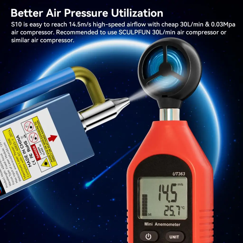 Лазерный гравировальный станок SCULPFUN S10 высокой плотности лазерный гравер