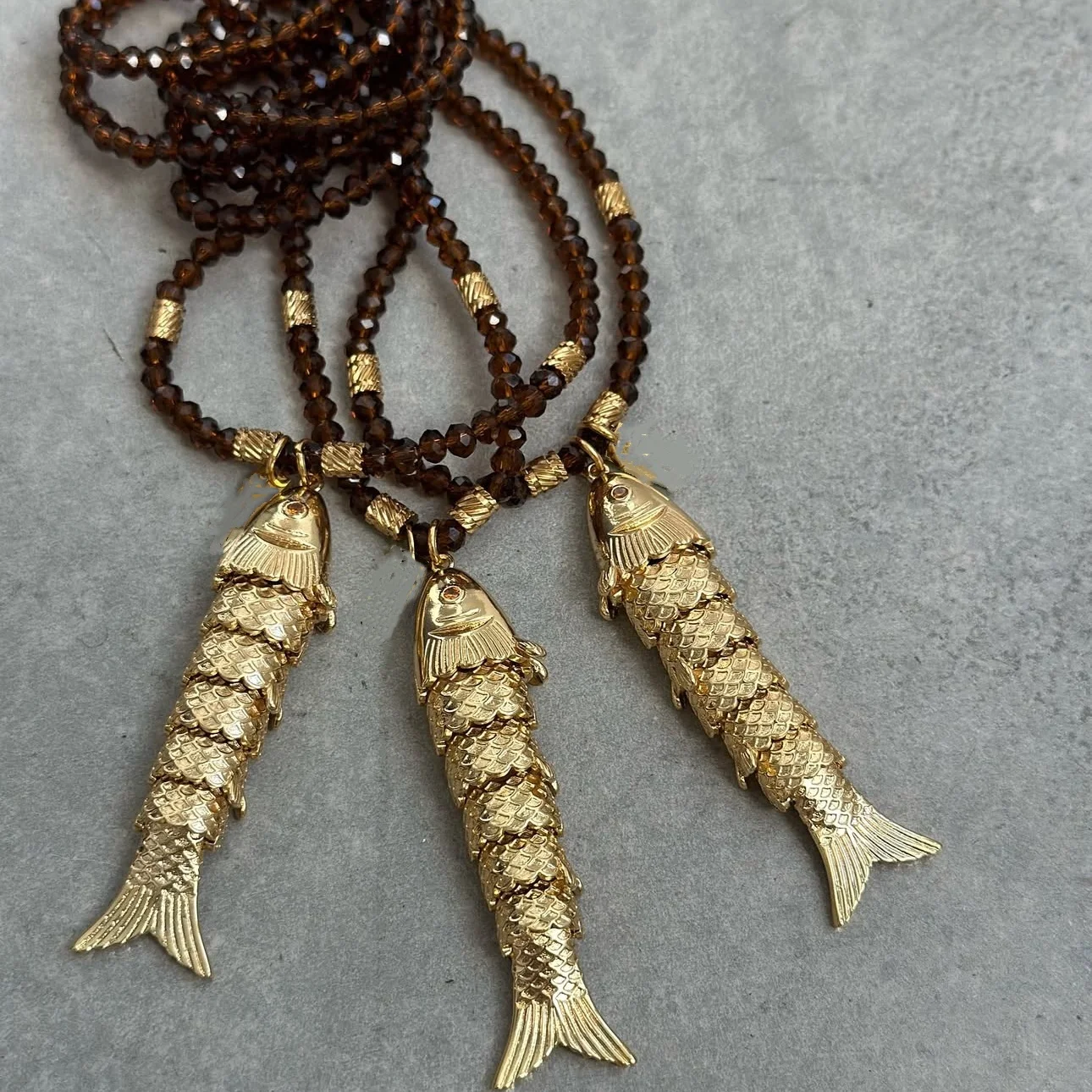 2025 nouveau collier poisson Penant à la mode INS cristal métal perle bijoux corde tour de cou femmes accessoires cadeau collier pez