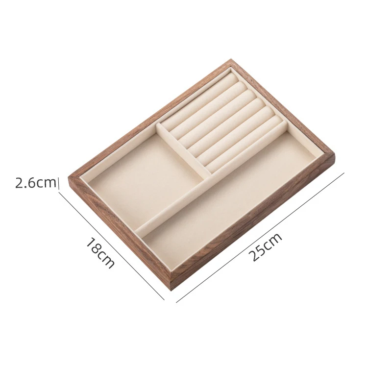 Деревянный лоток для украшений TREACHI 25x18 см