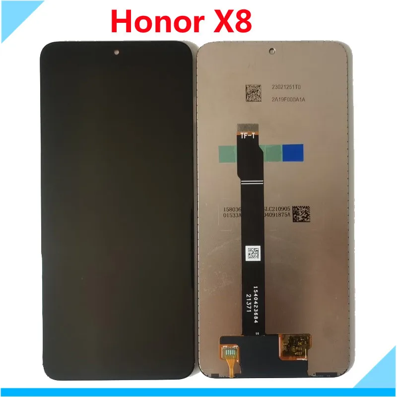 

6.7'' Original LCD Screen For Honor X8 LCD Display Frame Touch Panel Digitizer With Bezel Frame Replacement Repair Parts