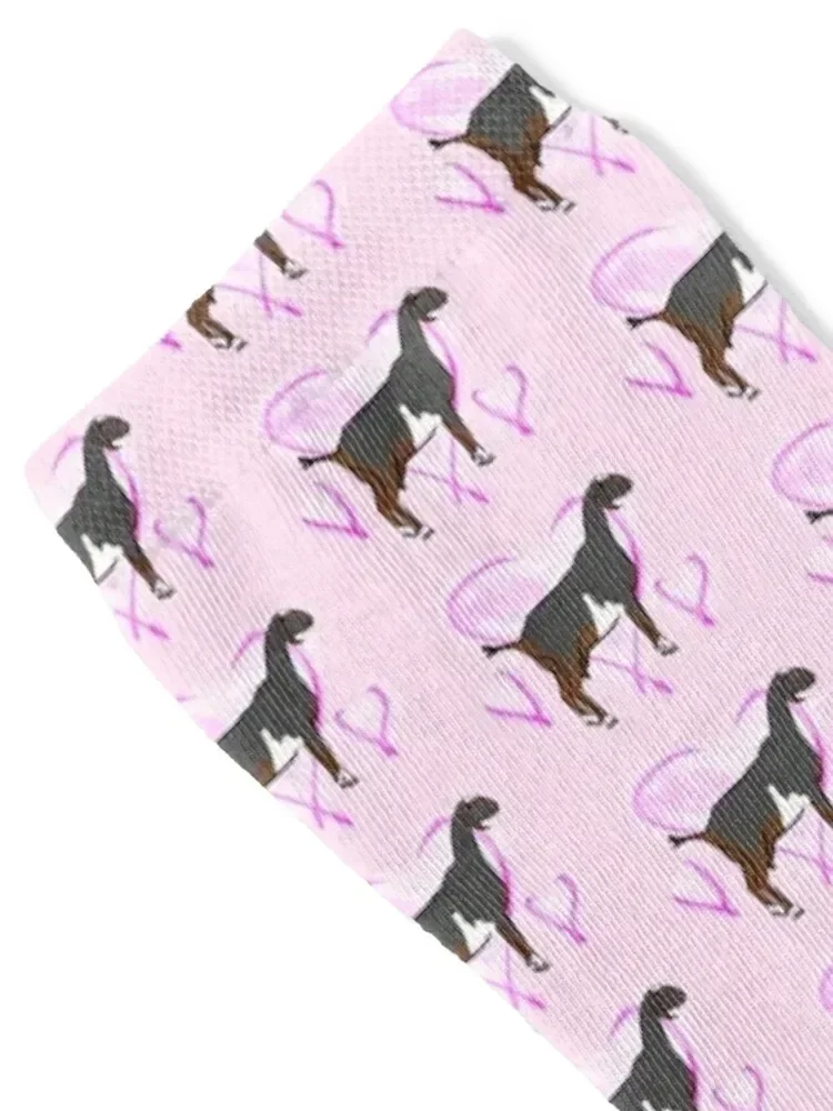 Носки Nubian Dairy Goat зимние термостойкие носки для регби в стиле ретро счастливые