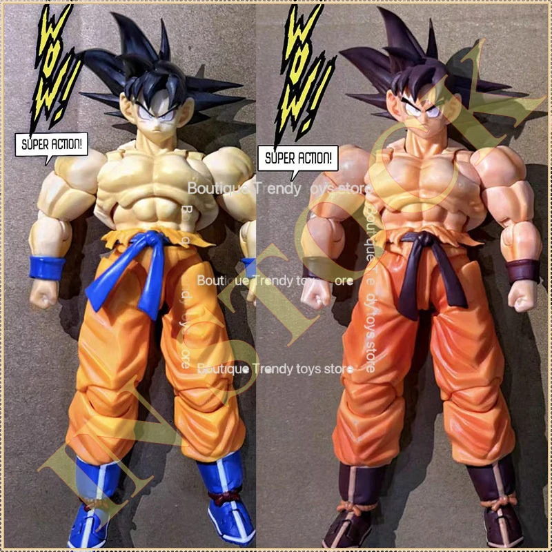Фото В наличии! Суперфигурка Сон Гоку из Dragon Ball Z SHF Super Saiyan Kaioken. Аниме-фигурка, модель, игрушка, подарок. №1