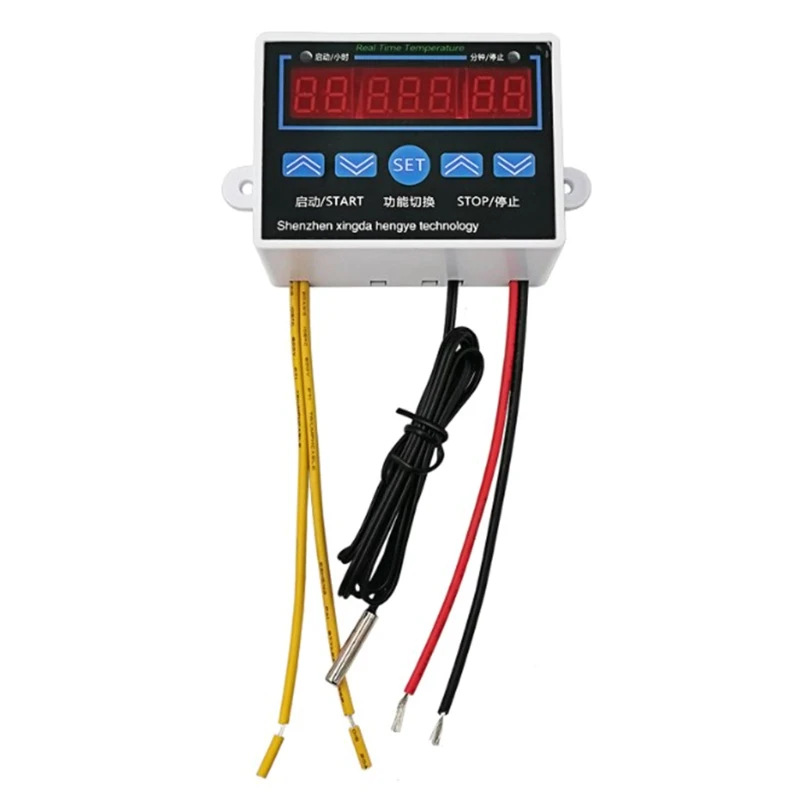 

Профессиональный цифровой светодиодный модуль регулятора температуры, цифровой термостат, переключатель, диапазон измерения-50 ~ 110 °C, проч...