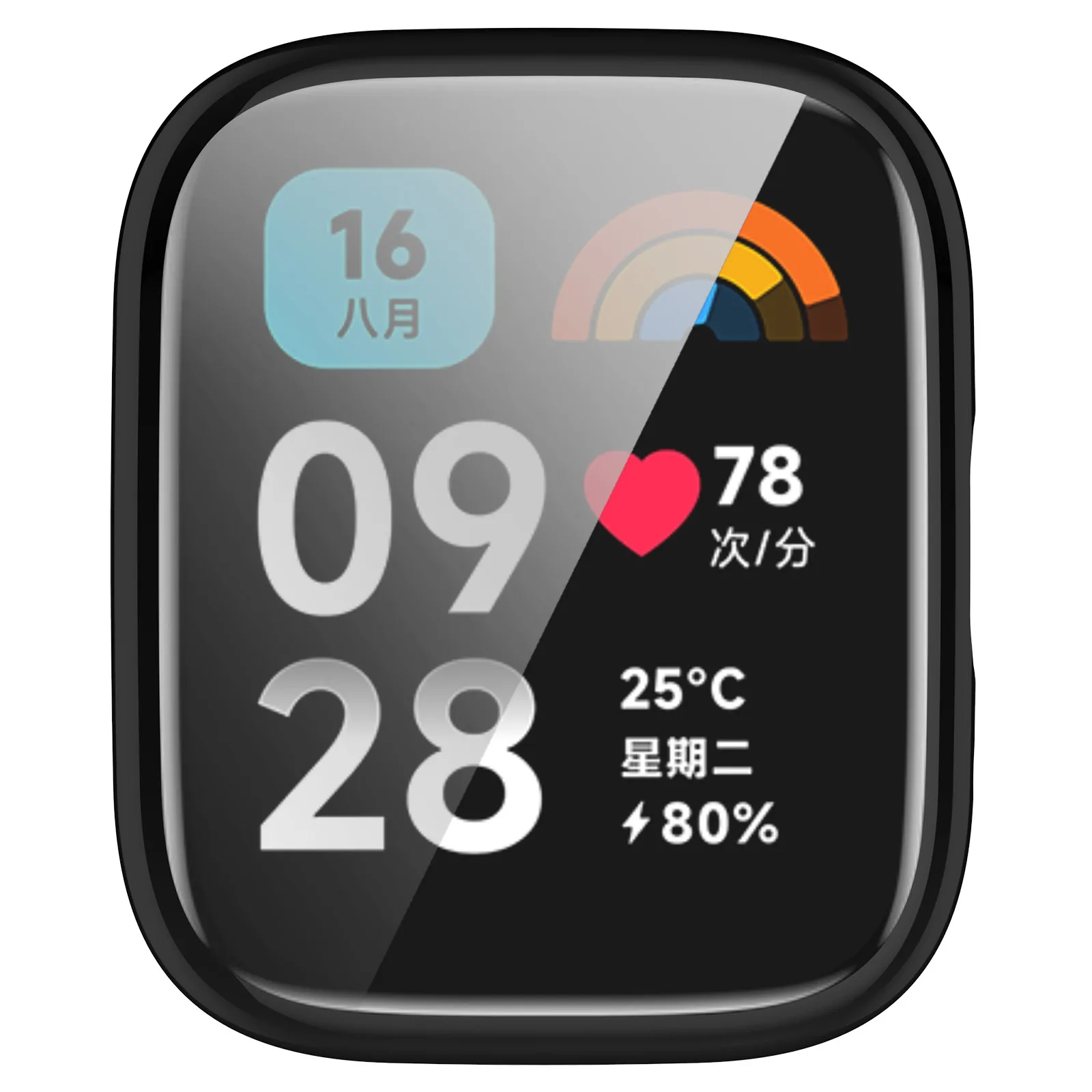 Фото Защитный чехол из мягкого силикона и ТПУ для смарт-часов Redmi Watch 3 Active №4