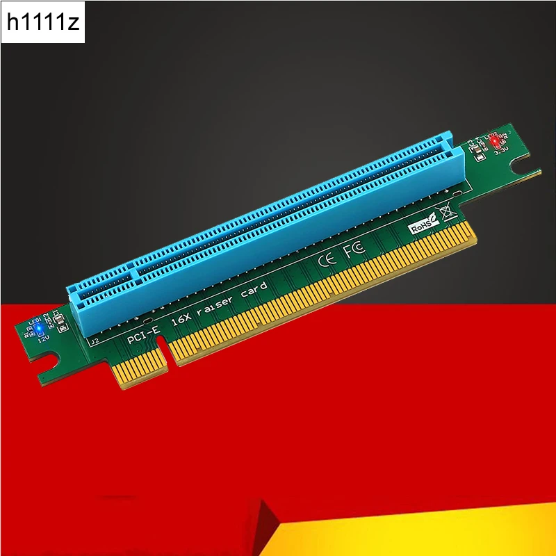 

PCIE 16X слот подъемник PCI Express X16 3,0 реверсивная карта подъемник для видеокарты + индикатор питания для 1U/2U серверной строки