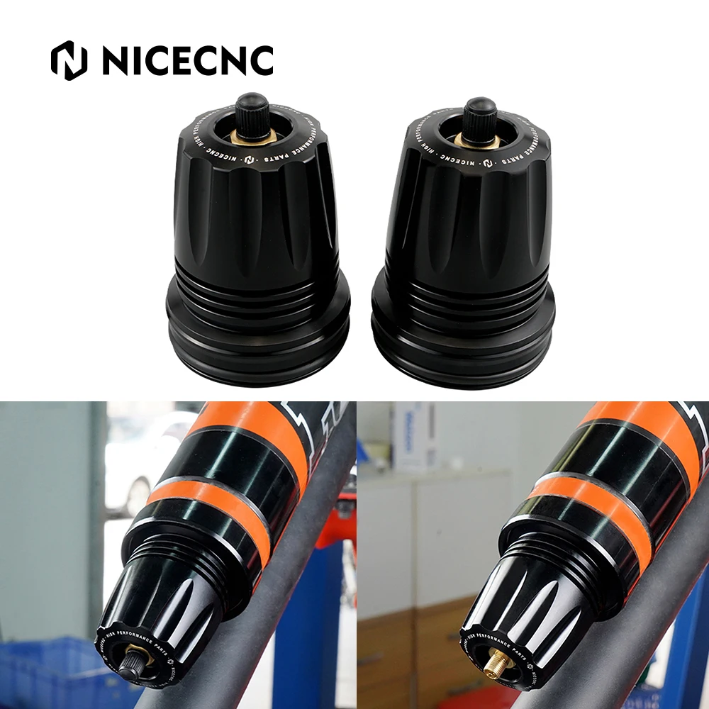 

NICECNC Nitrogen Suspension Reservoir Cover UTV Shocks 2.5" Cap For Can-Am Maverick X-3 Polaris Turbo Ranger Fox Edition XP1000