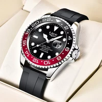 2022 new watch top brand luxury man watch waterproof auto date watch for men sport silicone strap quartz wristwatch relogio