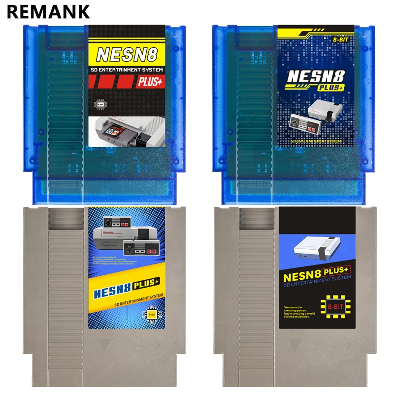 Фото Картридж REMANK N8 Nes 3000-IN-1 NESN8 N8 Plus Nes для аксессуаров для игровой консоли 8-битный картридж NES N8 НОВЫЙ корпус №1