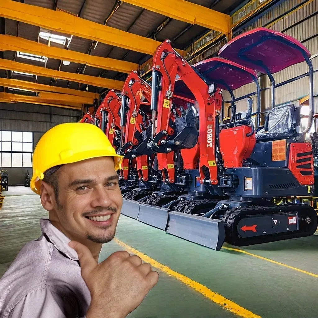 Мини-экскаватор TOROS 1 тонна 2 тонны Гусеничные экскаваторы мини-экскаваторы с EPA/CE