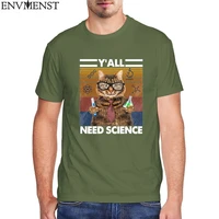 yall need science cat cat scientist retro cat t shirt oversized femme men streetwear 100 cotton summer t shirt 2022 mens top