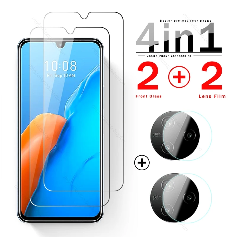 4To1 Camera Lens Screen Protector Tempered Glass Films For I
