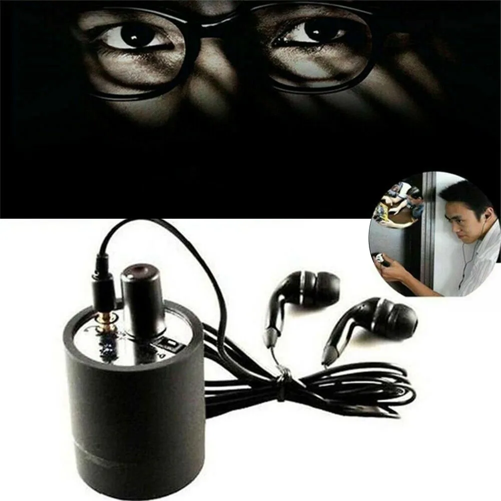 

Through Wall Ear Listen Device Wall Mounted Microphone Voice Listen Detector Built-in Lithium Battery Instrument Parts