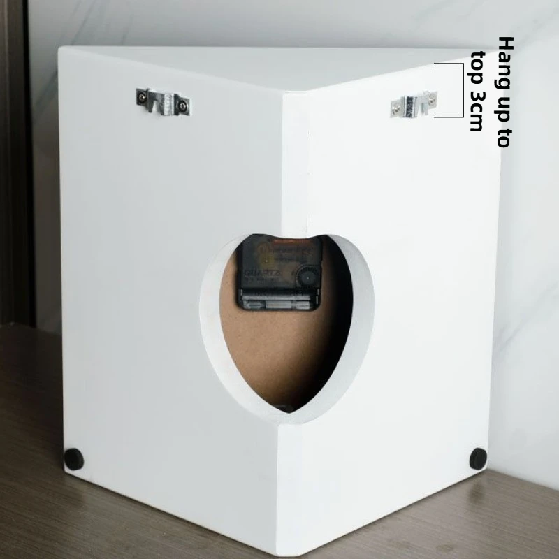 Деревянные цифровые настенные часы Эстетические современные роскошные